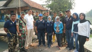 Intan Fauzi mengawasi kerjasama Kodim 507, Dinas PUPR, & Perum Jasa Tirta di Situ Rawa Bebek