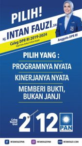 Caleg DPR RI kota Depok Intan Fauzi 03